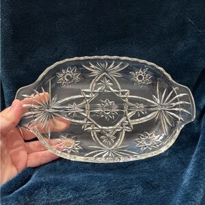Clear Glass Decorative Tray